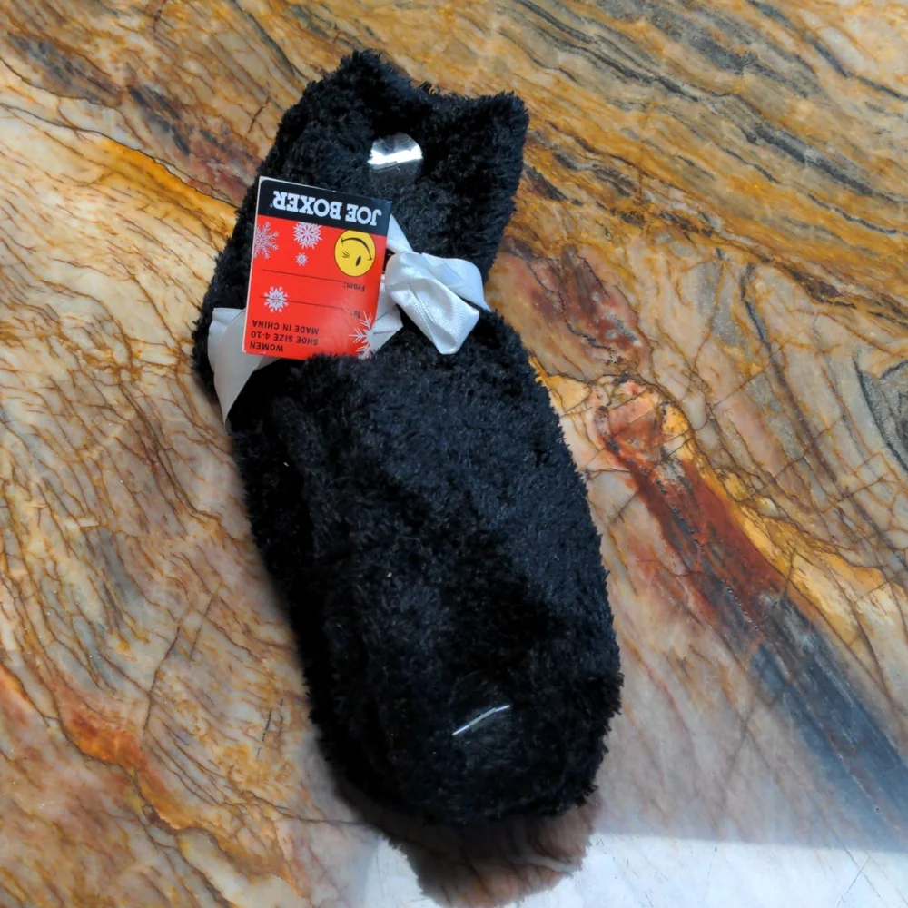 JOE BOXER Black Ladies Socks NEW